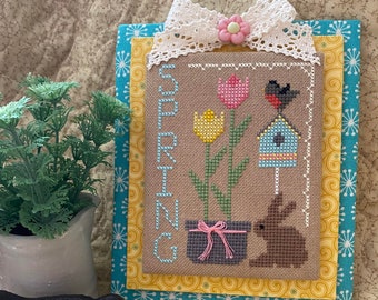 Sure Signs Of Spring Cross Stitch Pattern