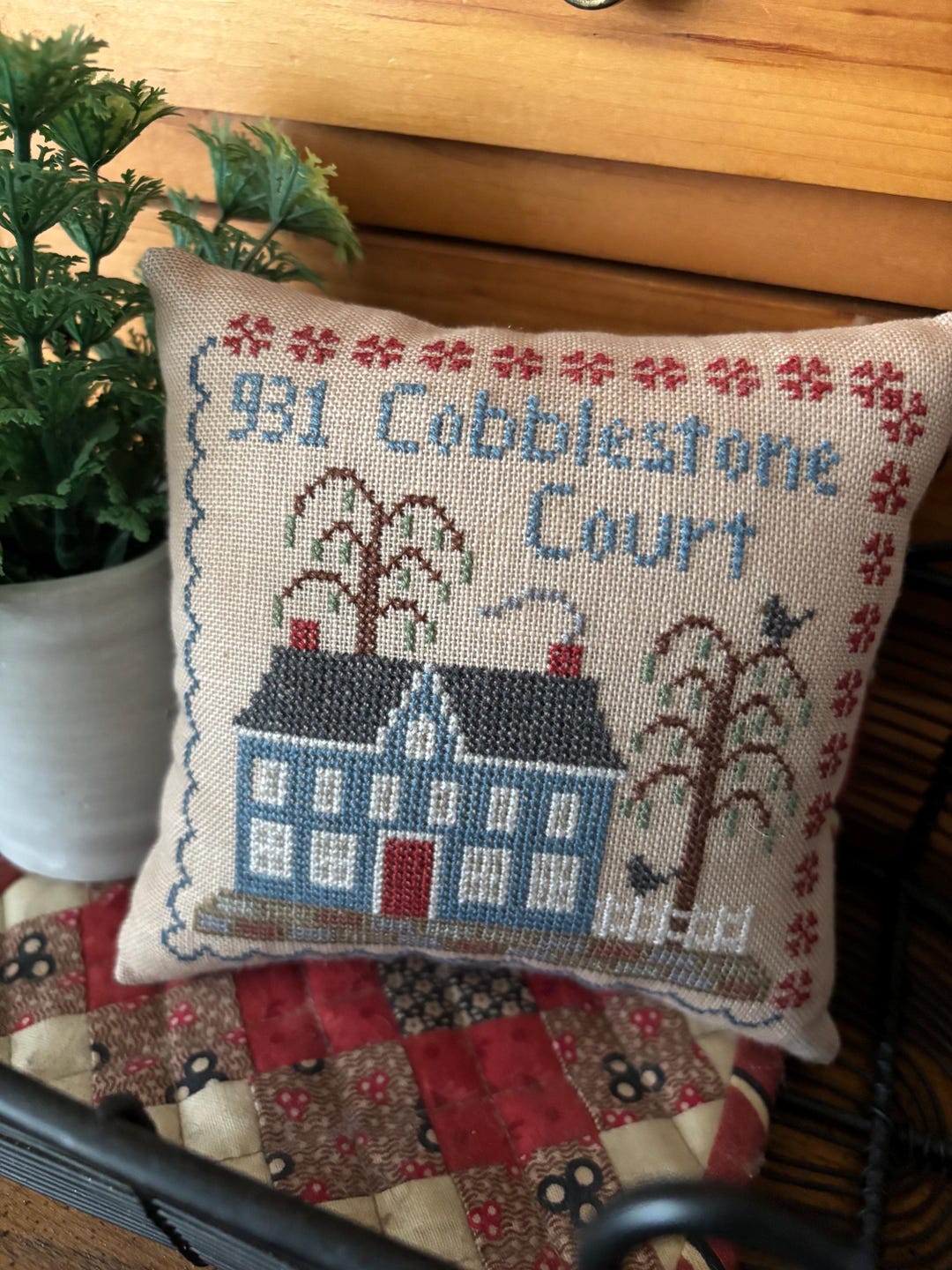 931 Cobblestone Court (PDF) Cross Stitch Pattern - Etsy