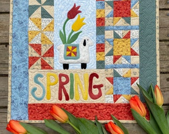 Along Comes Spring Quilt pattern