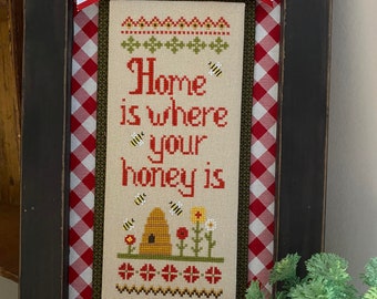 Home Is Where Your Honey Is Cross Stitch Pattern