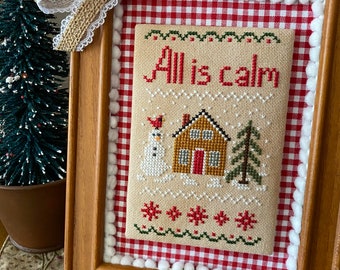 All Is Calm Cross Stitch Pattern