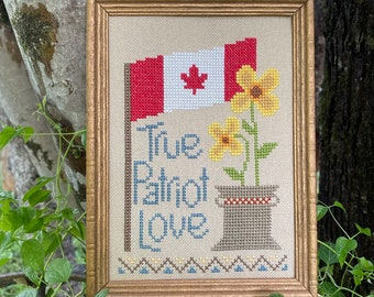 True Patriot Love Cross Stitch Pattern