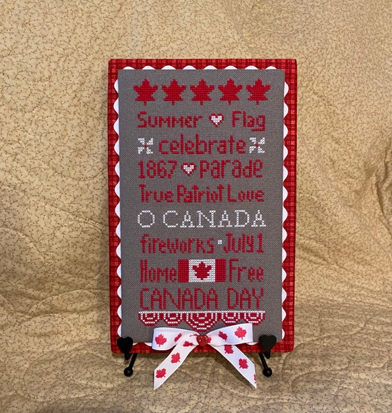 Celebrate Canada Cross Stitch Pattern Etsy