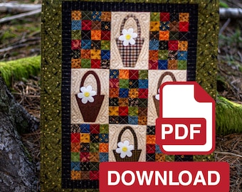 Collecting Daisies Print-it-Yourself Pattern (DIGITAL DOWNLOAD) PDF File