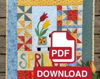 Along Comes Spring Print-it-Yourself Pattern DOWNLOAD (PDF File)