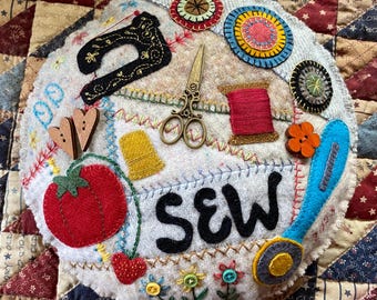 Sew Crazy Pincushion PDF Pattern