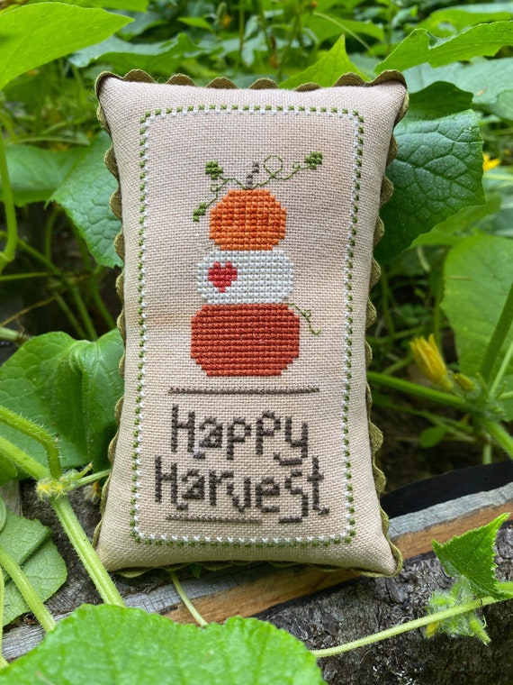 Happy Harvest PDF Cross Stitch Pattern - Etsy