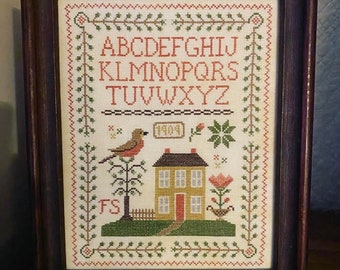 FS 1909 Sampler (PDF) Cross Stitch Pattern