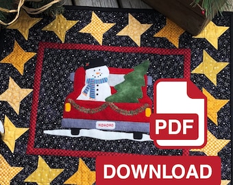 Frosty's Ride Print-it-Yourself Pattern DIGITAL DOWNLOAD (PDF File) Price: