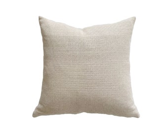 Handwoven Chiangmai Off-White Pillow Cover // 20 x 20  No. 0244