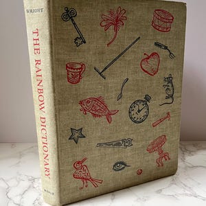 Vintage 1947 Rainbow Dictionary for Children | Collectible Reference And Children’s Book