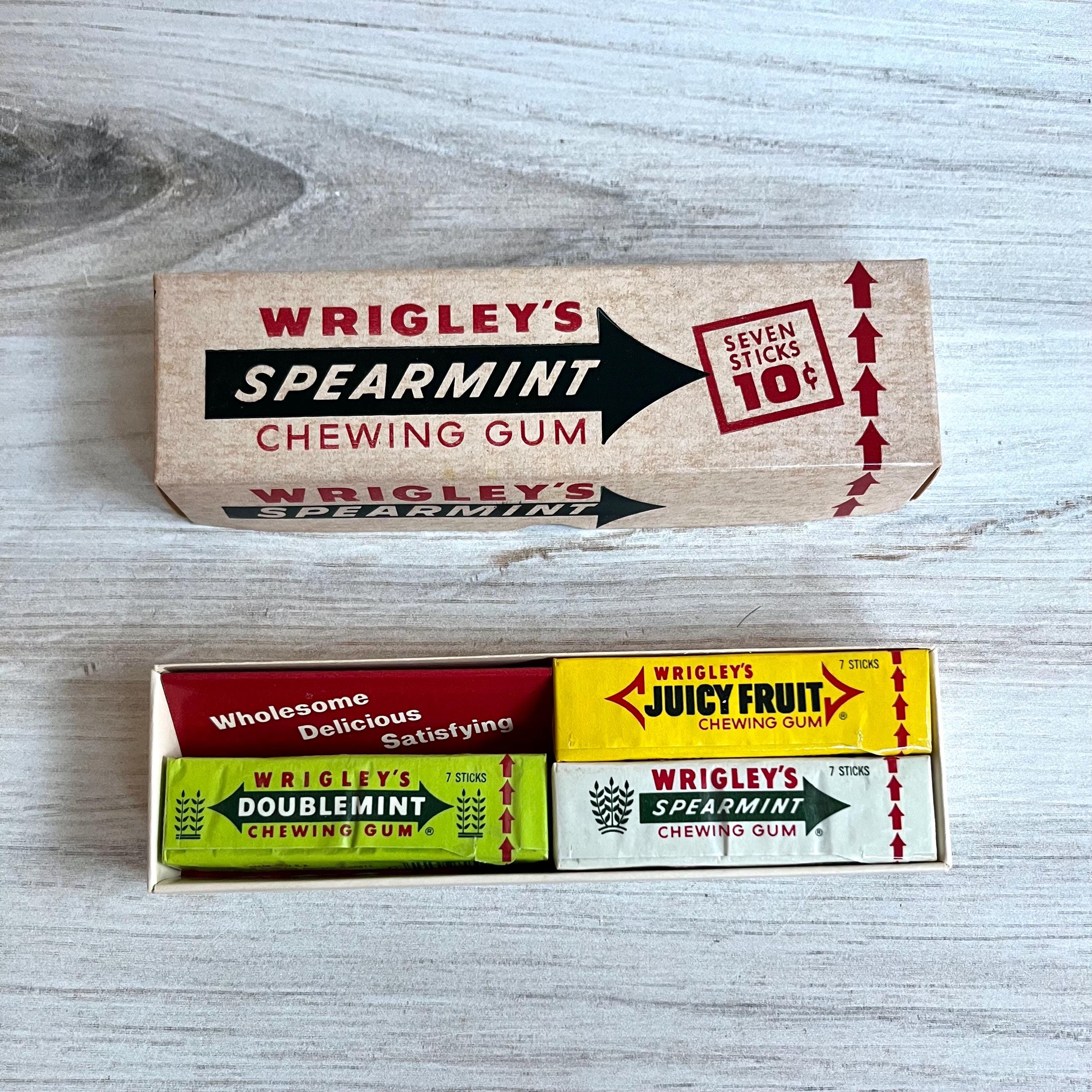 Wrigley's Spearmint Chewing Gum ヒンジボックス Wrigley's Spearmint
