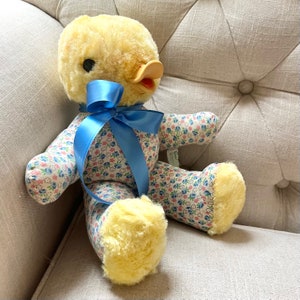Vintage Gund Swedlin Inc. Duck Plush with Rubber Mouth | 1950s Collectible Toy | RESTORED