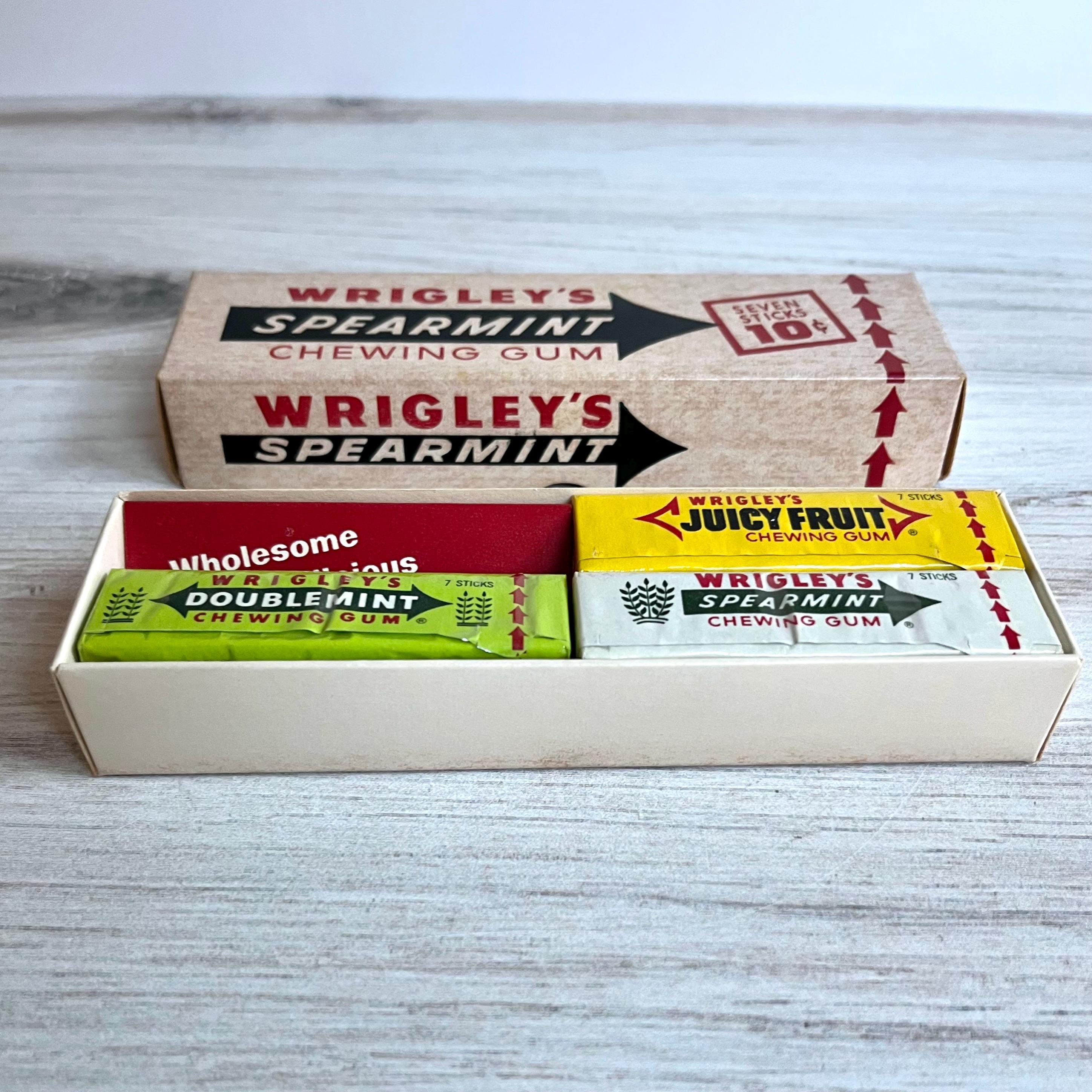 Wrigley's Spearmint Chewing Gum ヒンジボックス Wrigley's Spearmint Chewing Gum ヒンジボックス Wrigley's Spearmint