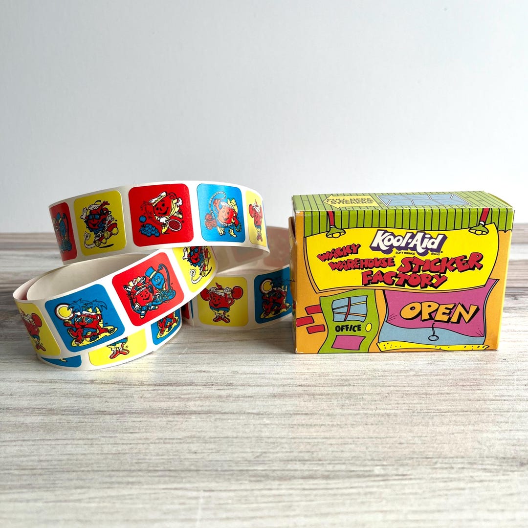 Kiloz R Kool Sticker Vintage Kool-aid Stickers Wacky Warehouse Sticker Factory | 39 Stickers ...