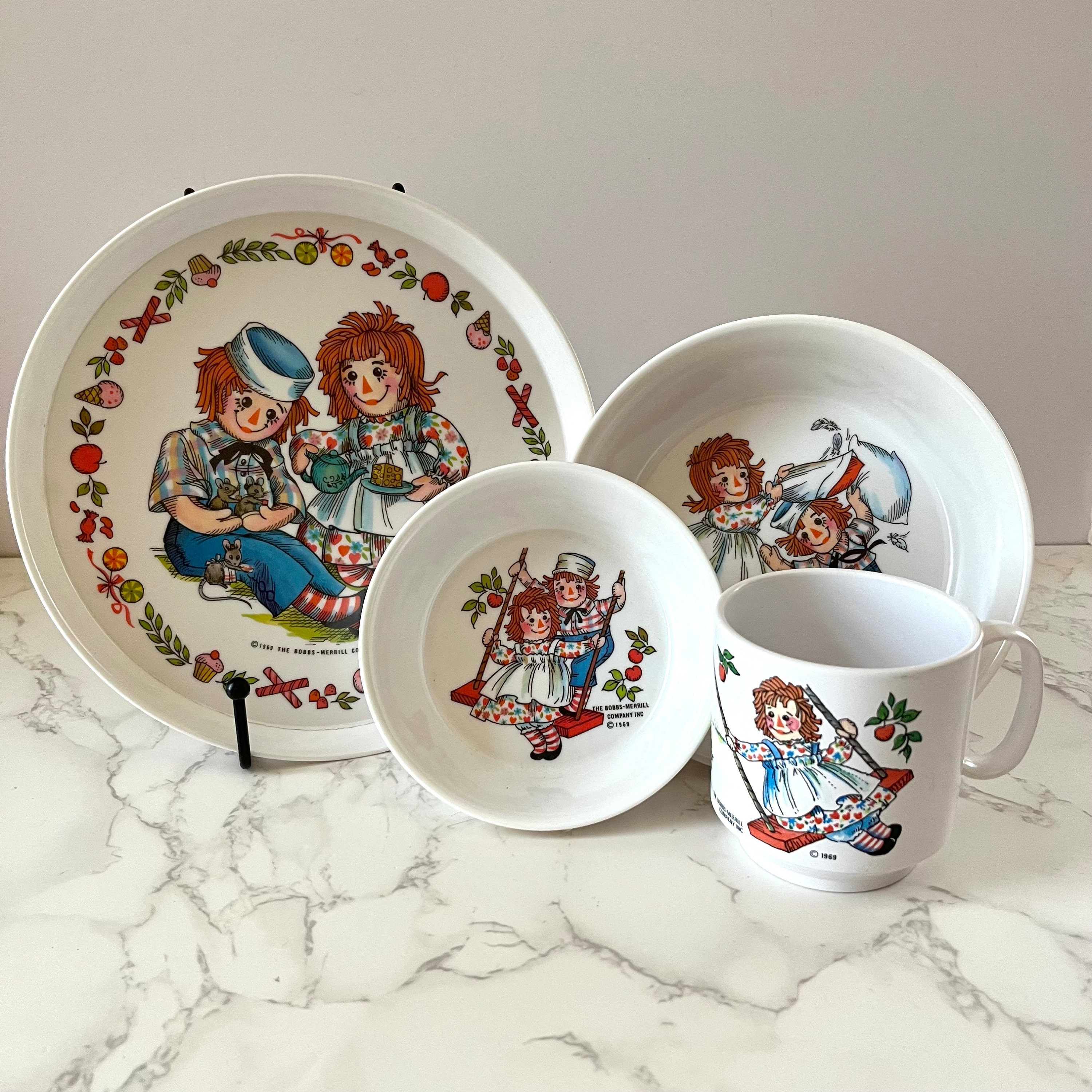 Raggedy Ann Dishes - Etsy