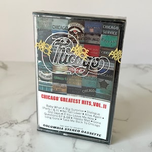 Sealed Cassette Chicago’s Greatest Hits Volume 2 1981 | Collectible Rock Album Vintage