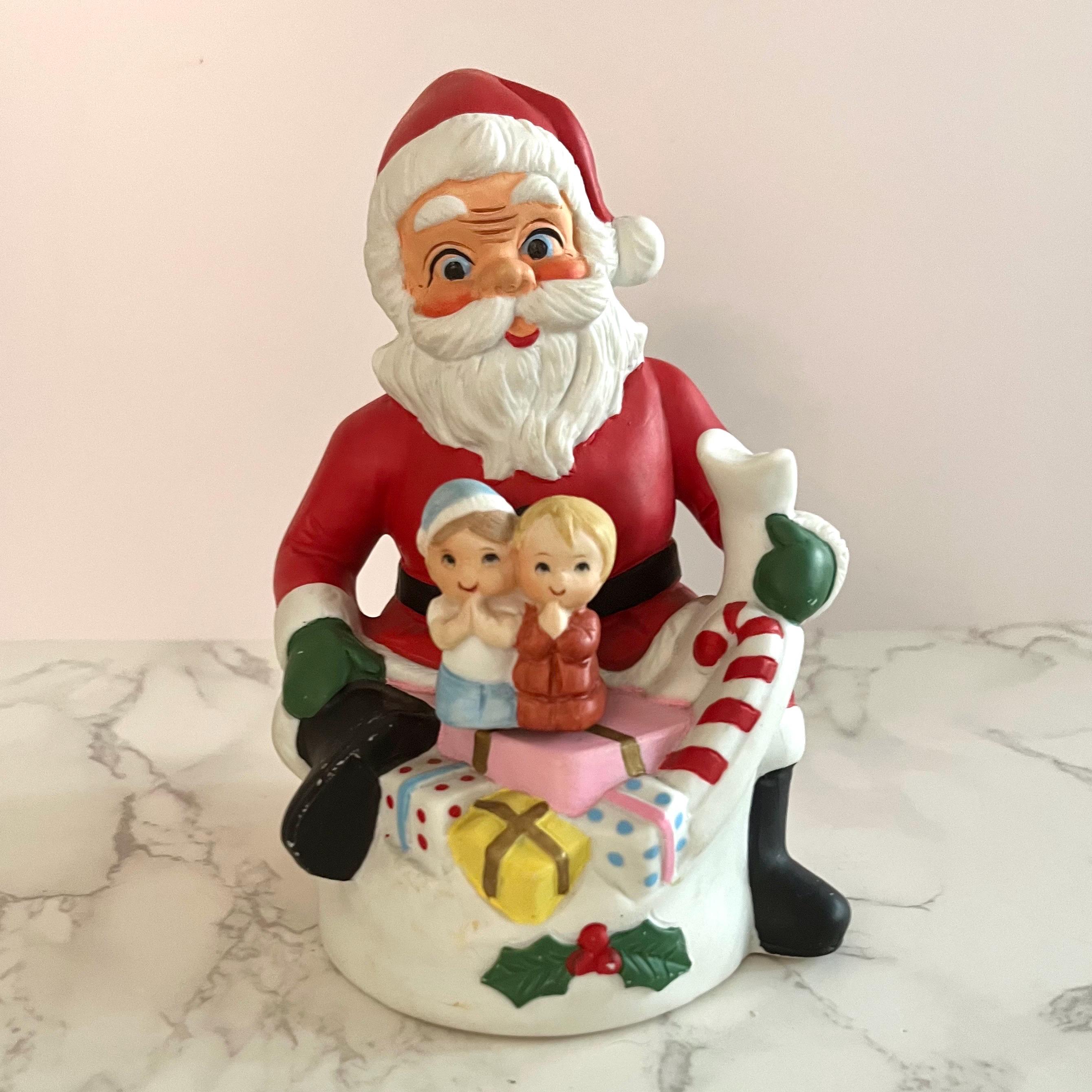 Vintage Santa Music Box Japan - Etsy