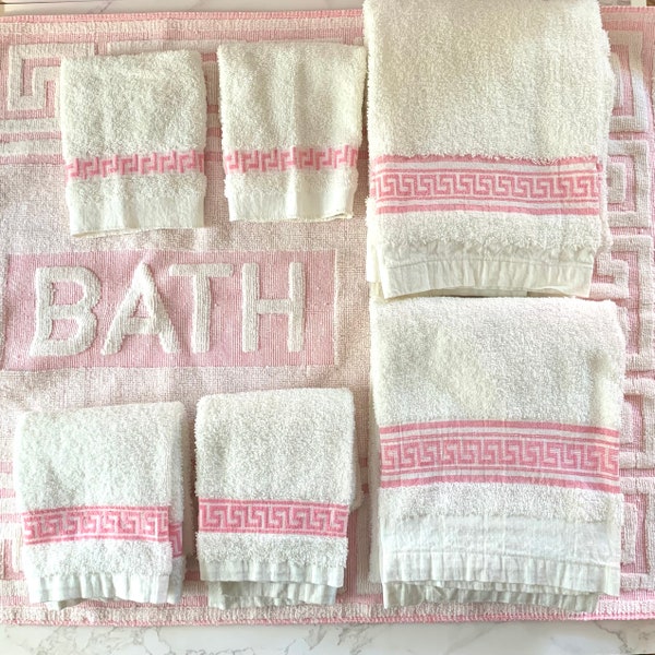 Vintage Bath Towels Etsy