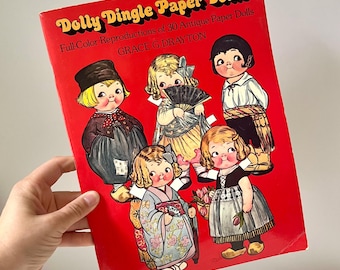 Vintage Dolly Dingle Papier Puppenbuch Unbenutzt von 1978