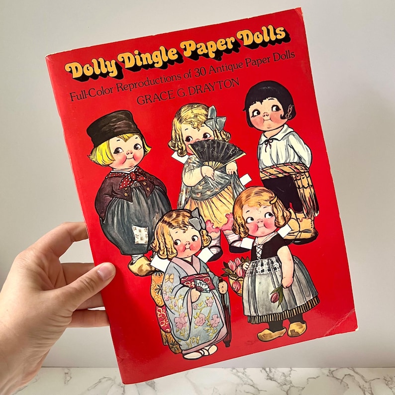 Vintage Dolly Dingle Paper Doll Book Unused From 1978 - Etsy