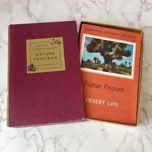 Vintage Audubon Society Nature Program Book Set 1963 | Nelson Doubleday