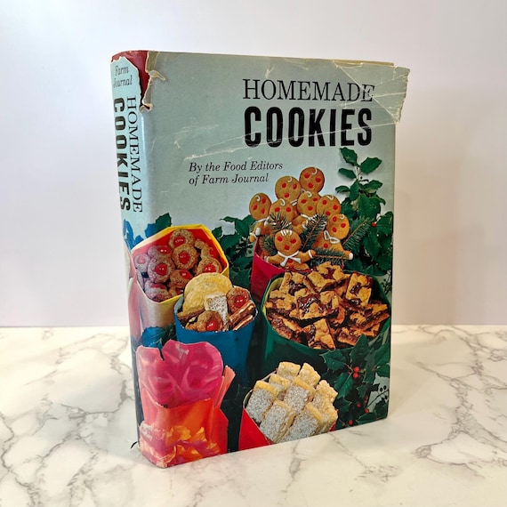 Homemade Cookies by the Farm Journal 1971 Vintage Cookbook | Baking Recipe Collection