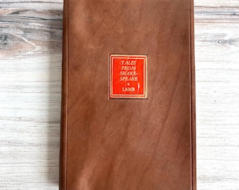 Tales From Shakespeare 1932, in leer gebonden boek, uitgegeven door Walter Black | Vintage verzamelboek | Klassieke literatuur