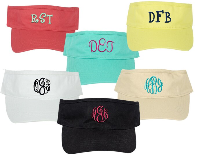 monogrammed fishing hat