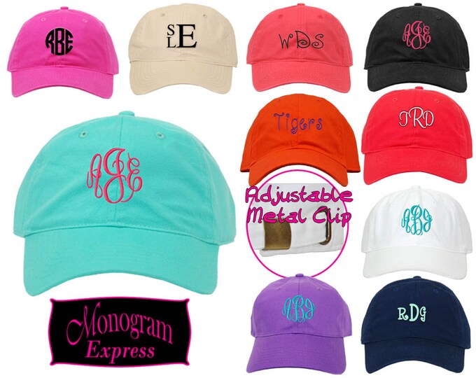 monogrammed hats for women