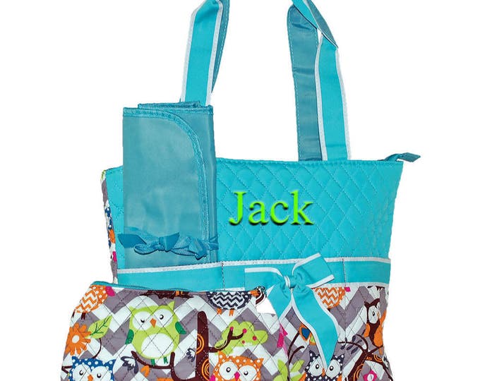 diaper bag monogrammed girl