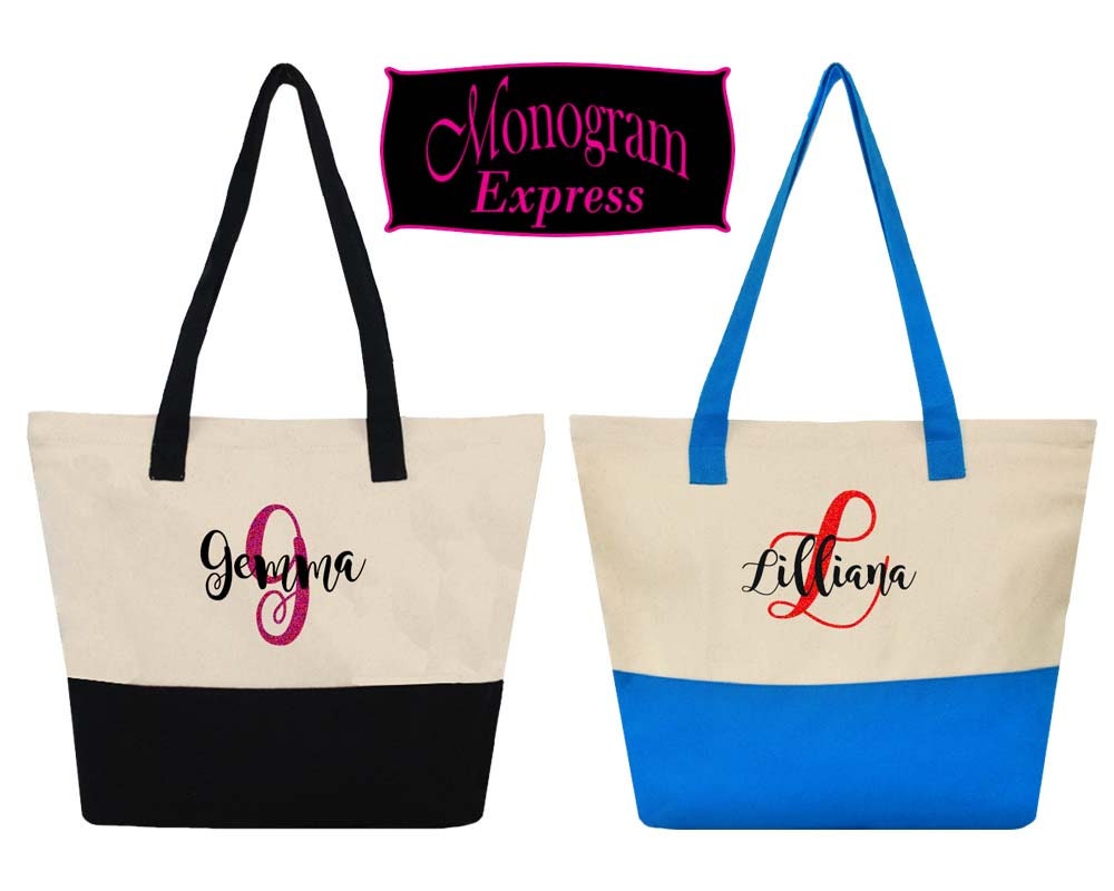 personalized work tote