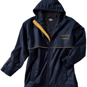 lined rain slicker