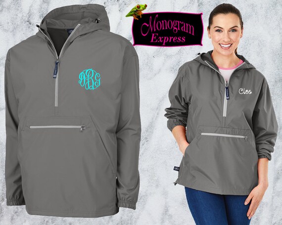 quarter zip raincoat