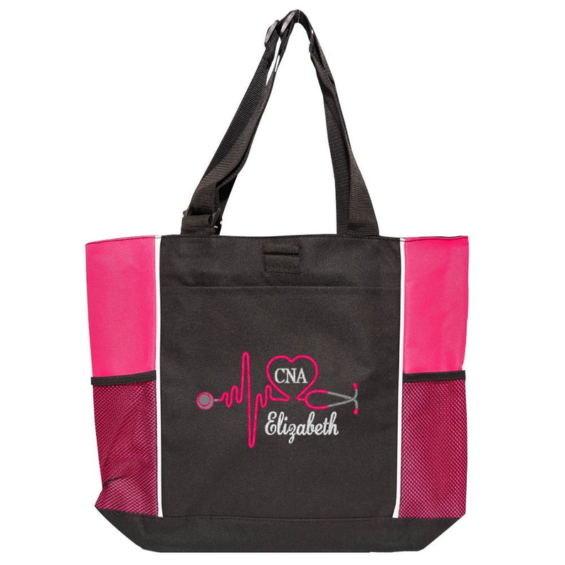 Personalized Nurse Bag Utility Tote Shift Nurse Bag Etsy