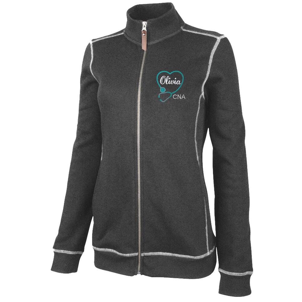 Personalized Women's Nurse Jacket | Monogrammed Healthcare ...