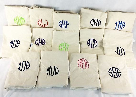 Monogrammed Laundry Bag College Laundry Bag Graduation - Etsy