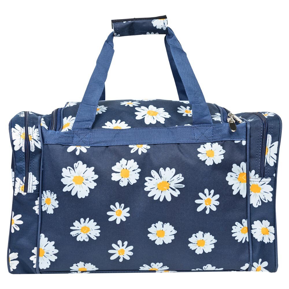 Monogrammed Daisy Duffle Bag Personalized Duffel Bag Weekender Girls Duffle Bag Womens Travel Bag Overnight Bag Floral Daisy 20