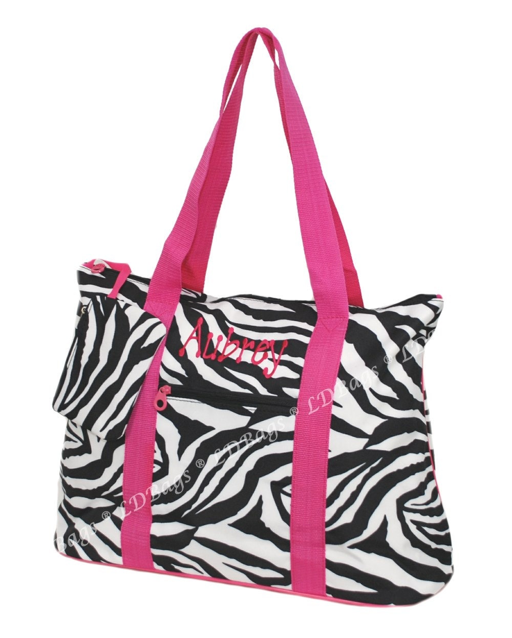 monogrammed pool bag