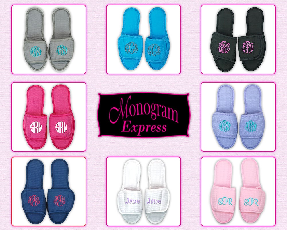 personalized house slippers