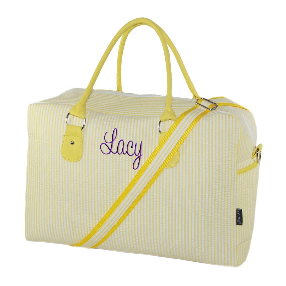 Monogrammed Duffle Bag | Personalized Ladies Duffel Bag | Bridesmaid Gift | Cheer Bag | Dance ...