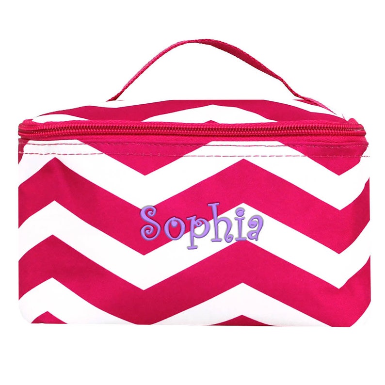 Monogram Makeup Bag Personalized Cosmetic Case Makeup Etsy