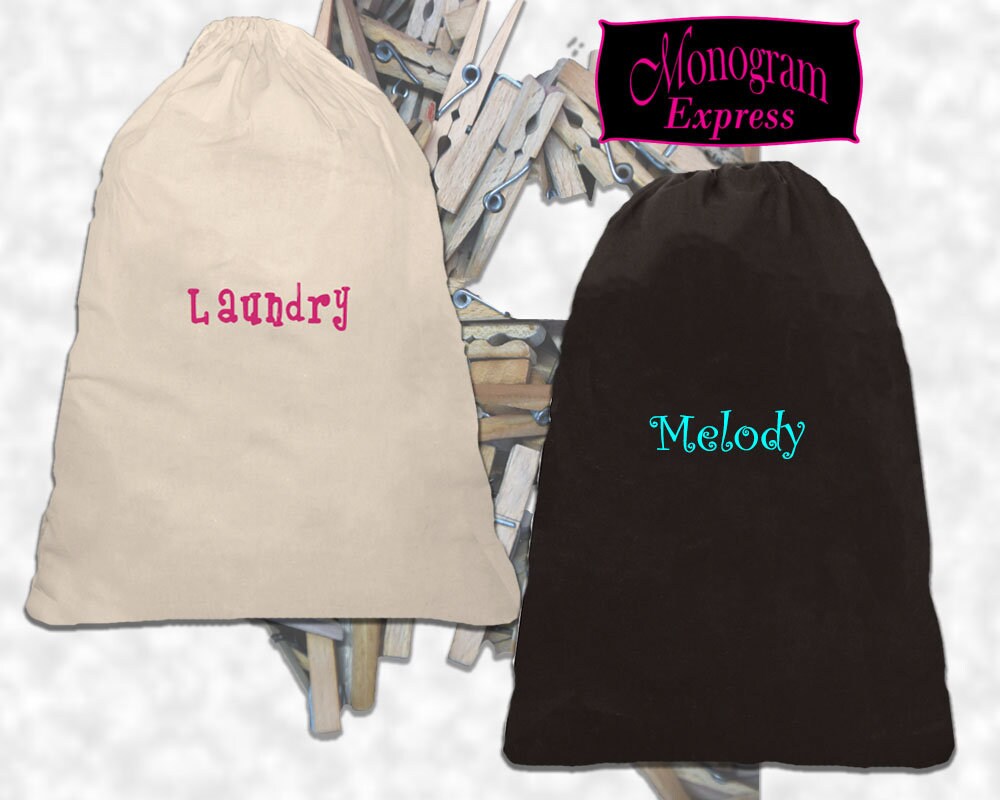 monogrammed laundry bags monogrammed laundry bags