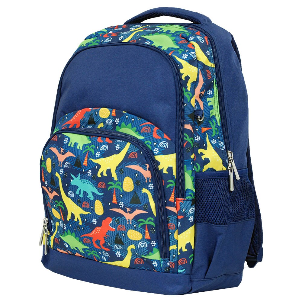Personalized Dinosaur Navy Trim Backpack Lunch Box Matched ...