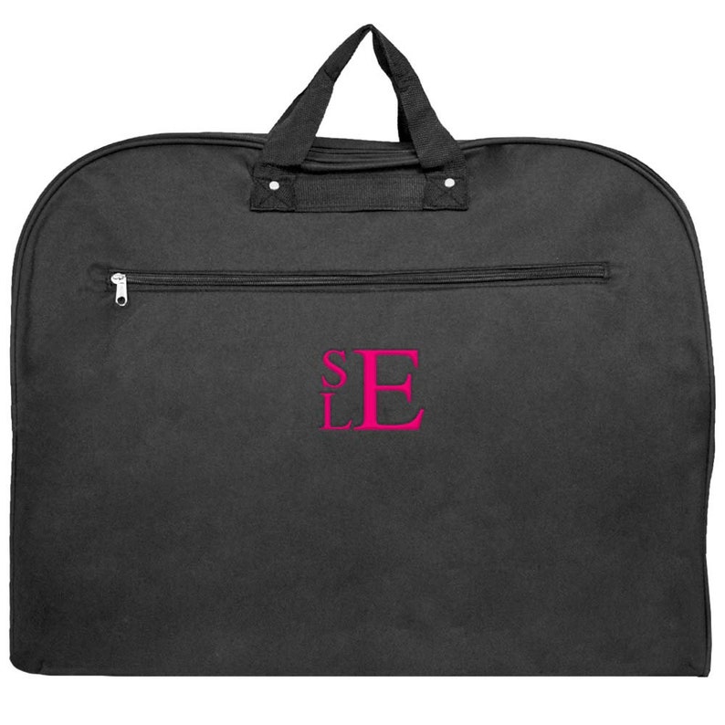 Monogram Garment Bag Travel Garment Bag Luggage Carrier Etsy