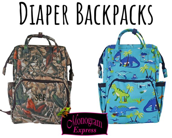 boy diaper backpack