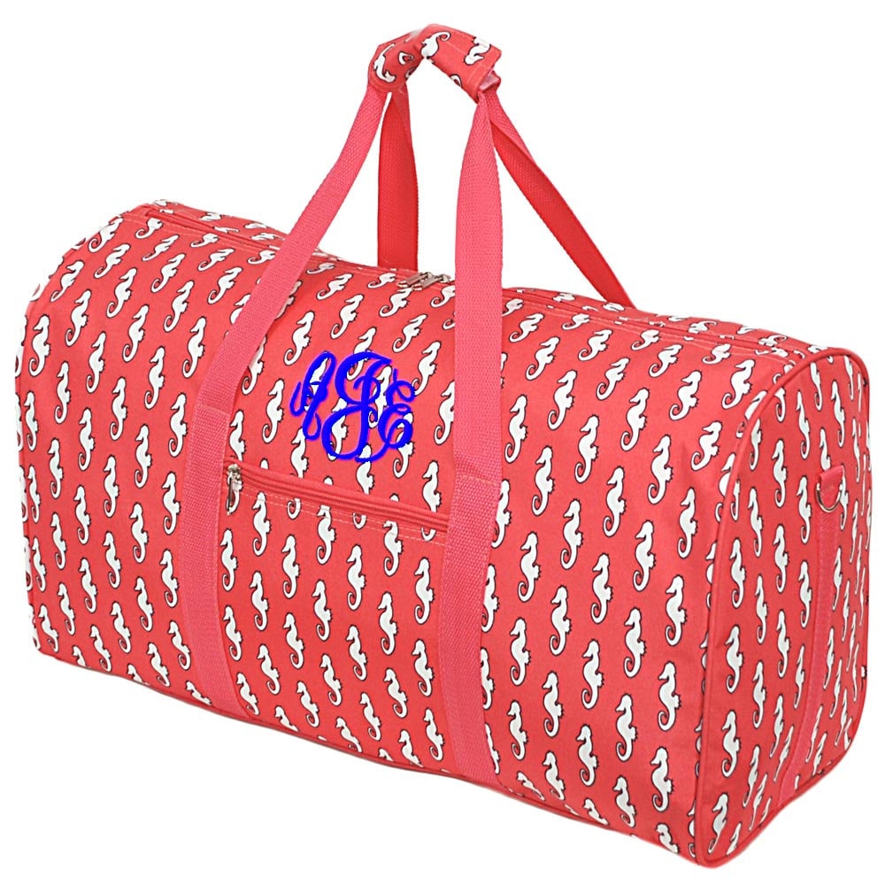 Monogrammed Duffel Bag Personalized Travel Bag Girls Etsy