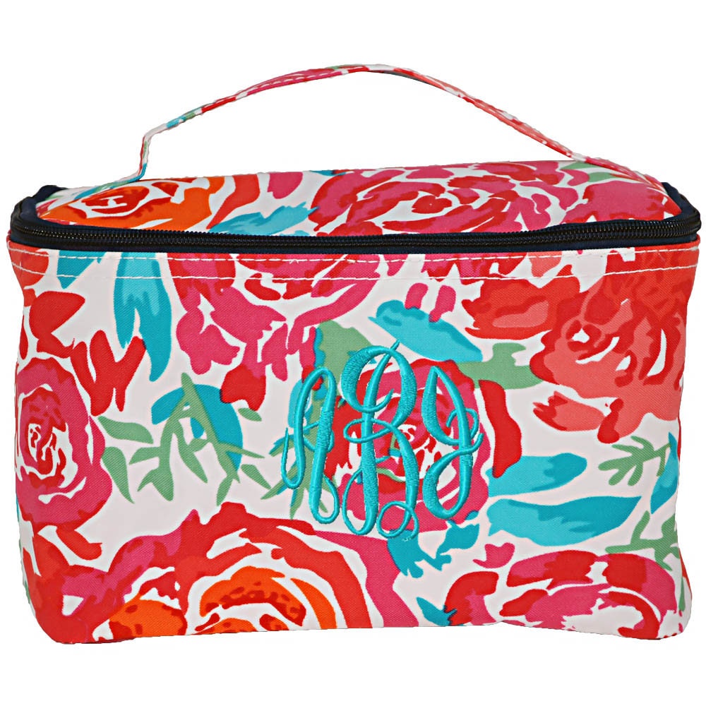 Personalized Cosmetic Bag Monogrammed Cosmetic Case Makeup Etsy