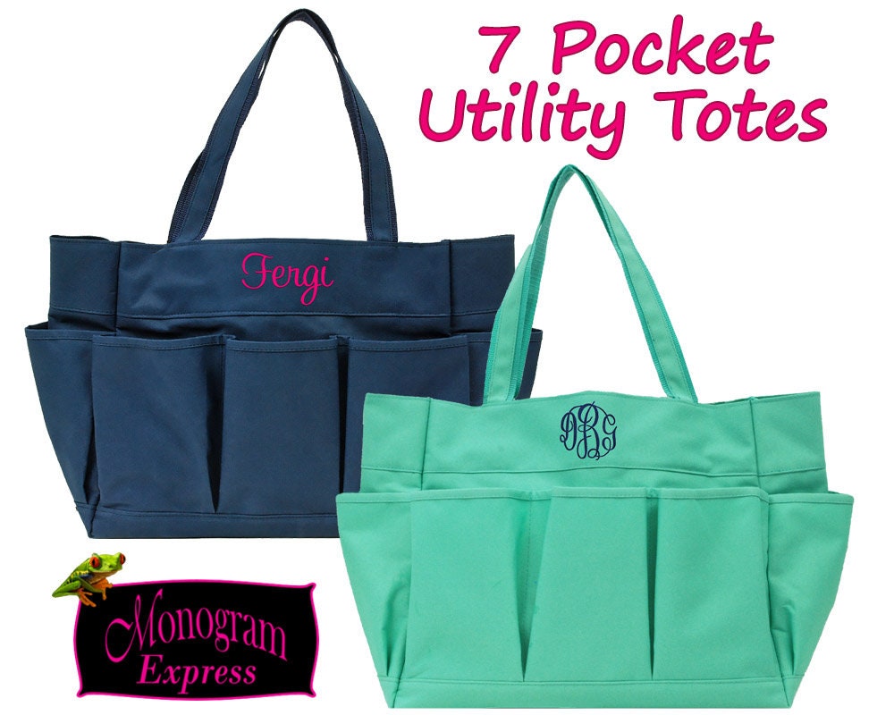 Durable Multipurpose 7 Pocket Organizer Caddie Tote Carry Bag Durable Multipurpose 7 Pocket Organizer Caddie Tote Carry Bag