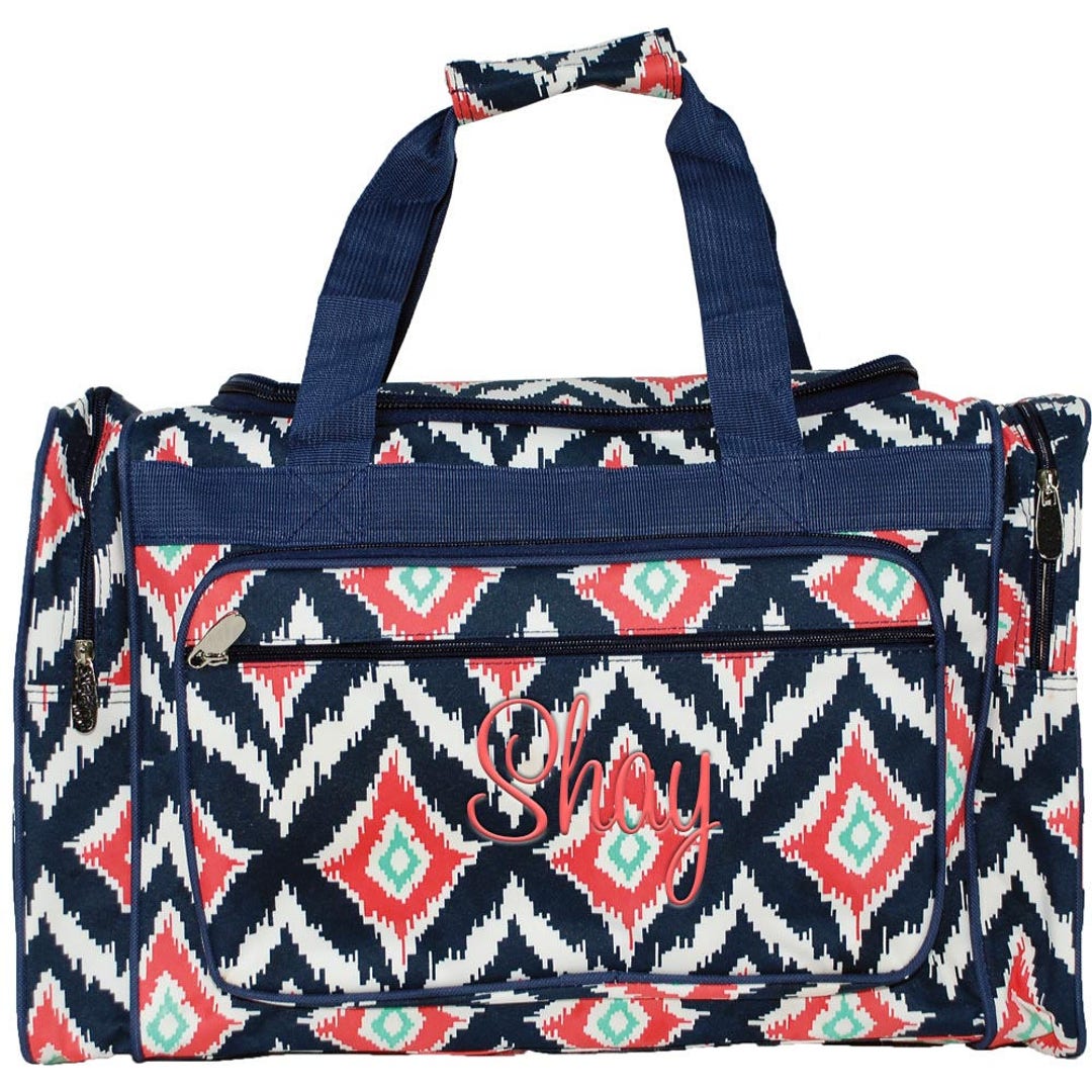 Personalized Duffle Bag Monogrammed Duffel Bag Custom Etsy